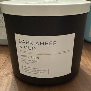 BBW / White Barn New 3-Wick Candle, Dark Oud & Amber - Discontinued